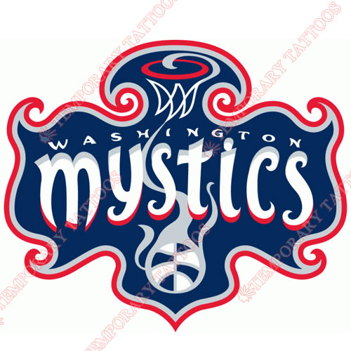 Washington Mystics Customize Temporary Tattoos Stickers NO.8590